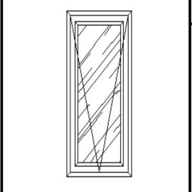 Pintu UPVC Putih