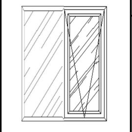 Pintu UPVC Putih