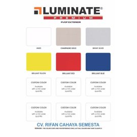Aluminium Composite Panel (ACP) Luminate PVDF 4mm PE