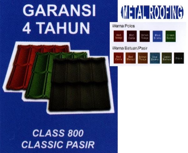 Aplus Class 800 Classic Pasir Metal Roofing