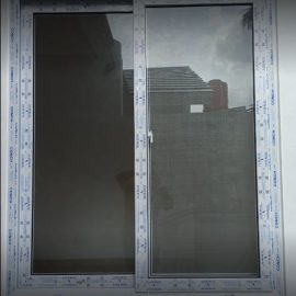 Jendela Sliding UPVC Putih
