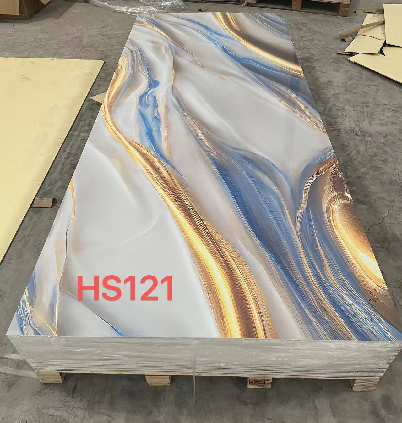 Marble UV / PVC Marmer / Wallpanel Marmer / Panel Dinding Motif Marmer Exclusive & Gold Series - Image 13