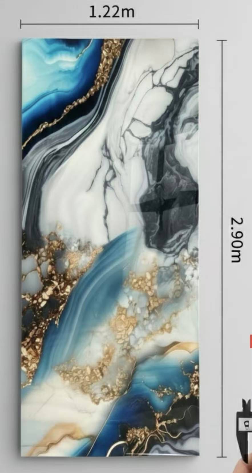 Marble UV / PVC Marmer / Wallpanel Marmer / Panel Dinding Motif Marmer Exclusive & Gold Series