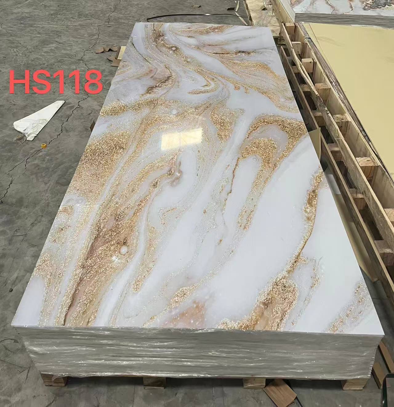 Marble UV / PVC Marmer / Wallpanel Marmer / Panel Dinding Motif Marmer Exclusive & Gold Series - Image 7