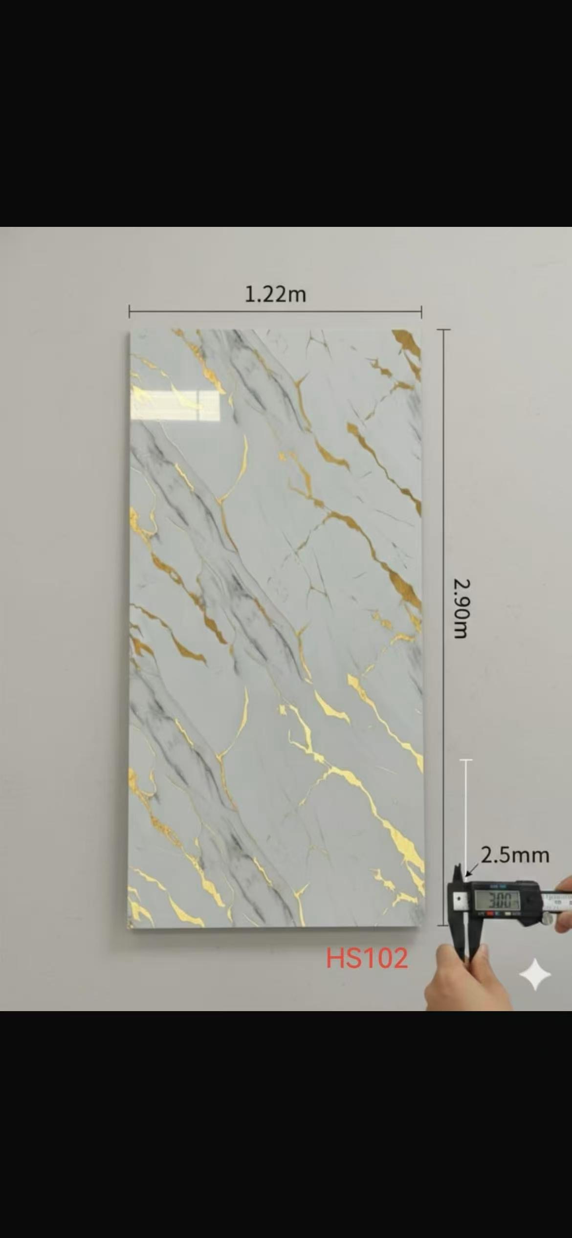 Marble UV / PVC Marmer / Wallpanel Marmer / Panel Dinding Motif Marmer Exclusive & Gold Series - Image 4