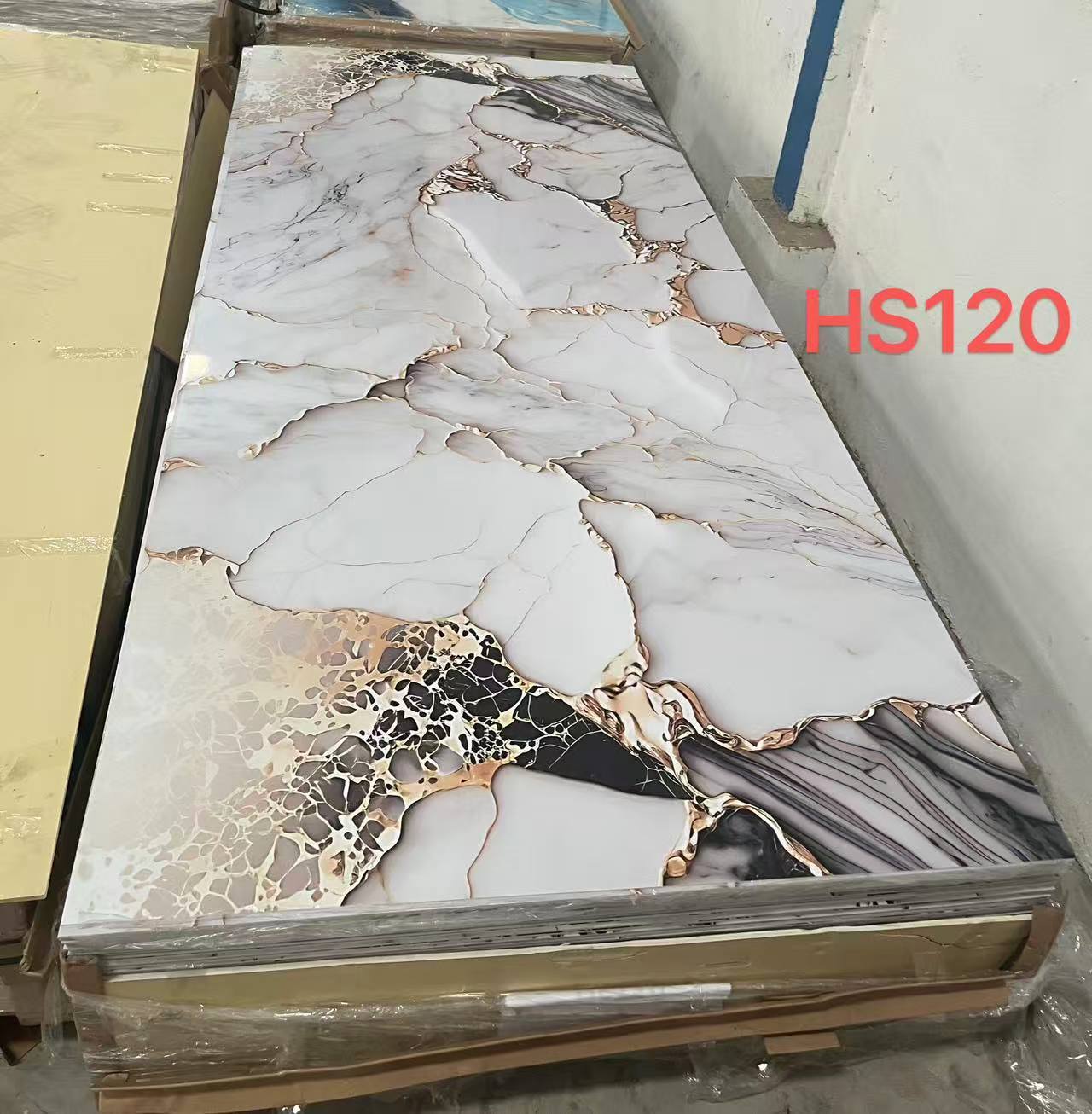 Marble UV / PVC Marmer / Wallpanel Marmer / Panel Dinding Motif Marmer Exclusive & Gold Series - Image 3