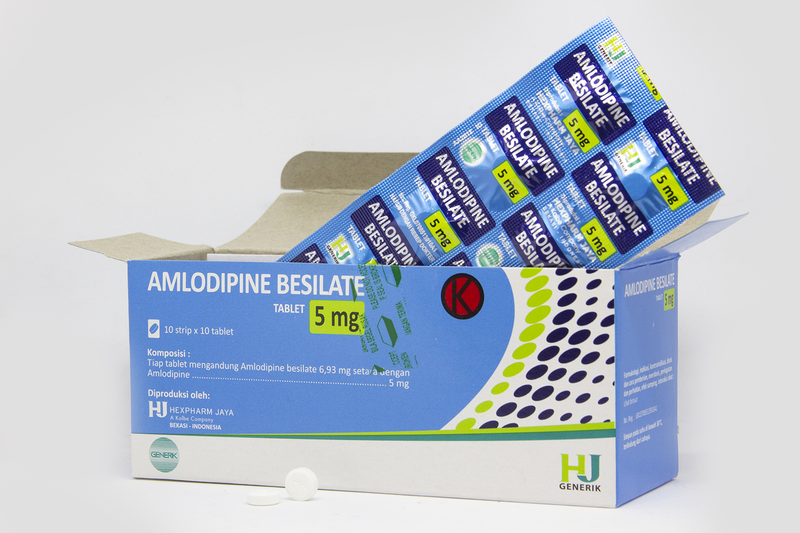 Amlodipine 5 Mg Isi 10 Tablet