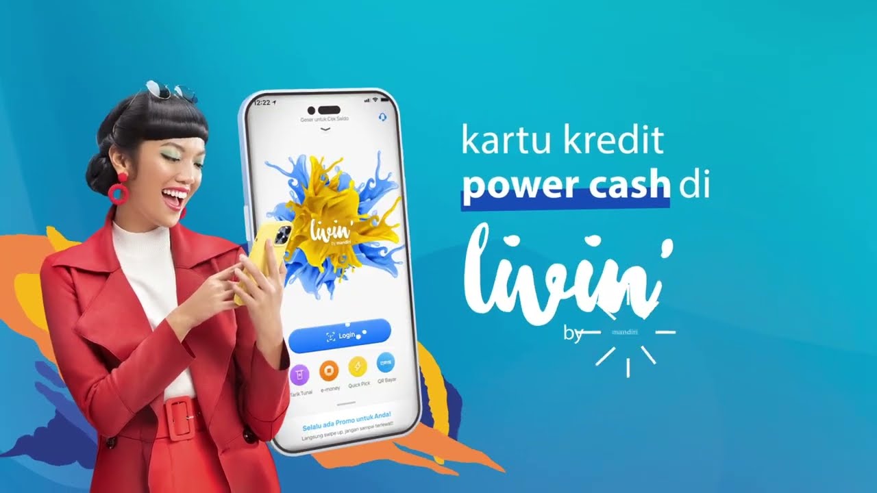 Power Cash: Tarik Tunai pakai Kartu Kredit di Super App Livin’ by Mandiri