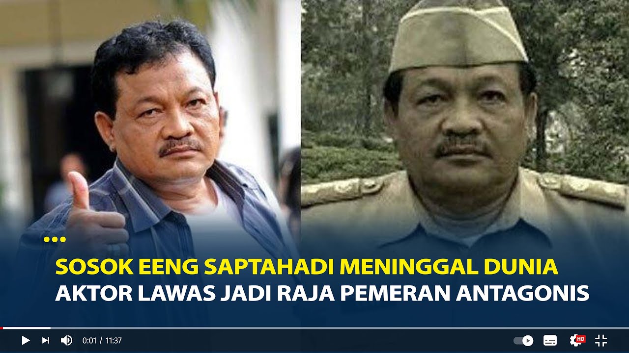 Sosok Eeng Saptahadi Meninggal Dunia Aktor Lawas Jadi Raja Pemeran Antagonis Indonesia