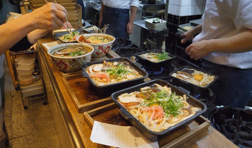 130-Year-Old Teppanyaki Udon Restaurant In Japan