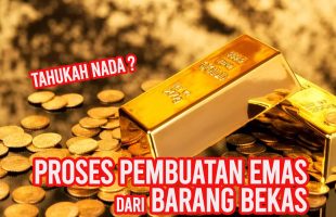 Inilah Proses Pembuatan Emas dari Rongsokan