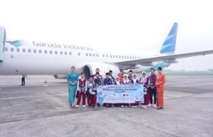Viral Siswa SD di Salatiga Study Tour Naik Pesawat Garuda ke Jakarta