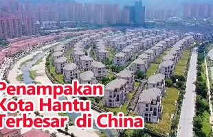 Penampakan Kota Hantu Terbesar di China