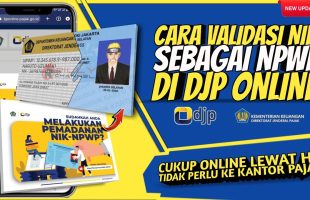 Cara Validasi NIK Sebagai NPWP secara online • Cara pemadanan NIK – NPWP