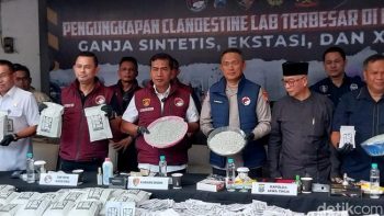 Kronologi Penggerebekan Laboratorium Ganja Sintetis Terbesar  Seluruh Indonesia