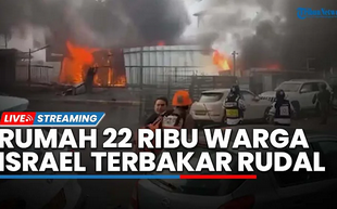 Live! – Rumah 22 Ribu Warga Israel Terbakar Rudal Hizbullah