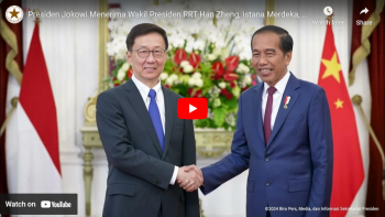 Presiden Jokowi Menerima Wakil Presiden RRT Han Zheng, Istana Merdeka.