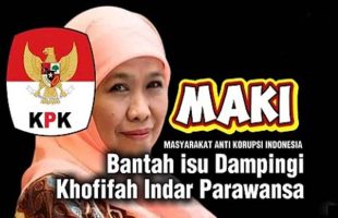 MAKI Bantah Isu Dampingi Khofifah Indar Parawansa